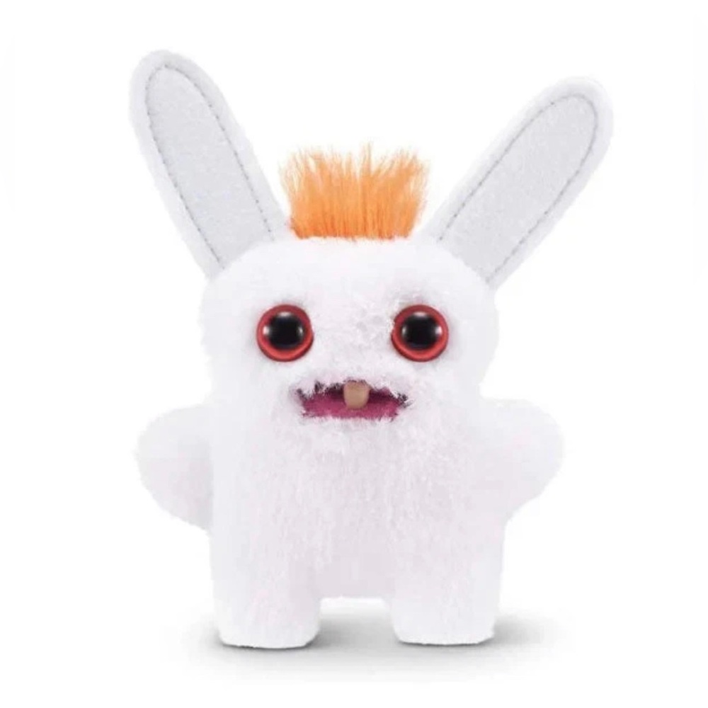 Fuggler Funny Ugly Monster Baby Fugg 3.5” White Rabid Rabbit Series 4 - NEW